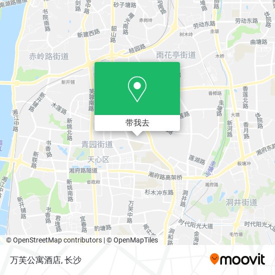 万芙公寓酒店地图