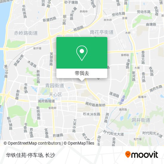 华铁佳苑-停车场地图