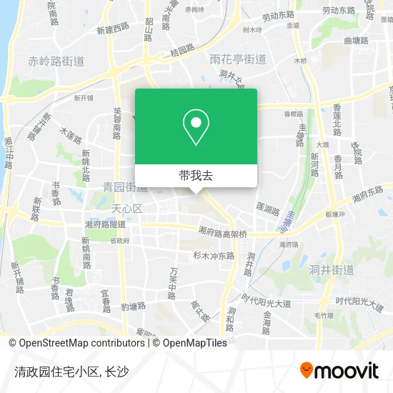 清政园住宅小区地图