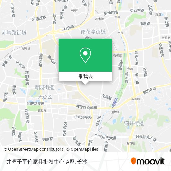 井湾子平价家具批发中心-A座地图
