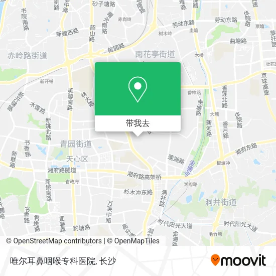 唯尔耳鼻咽喉专科医院地图