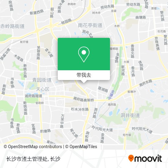 长沙市渣土管理处地图