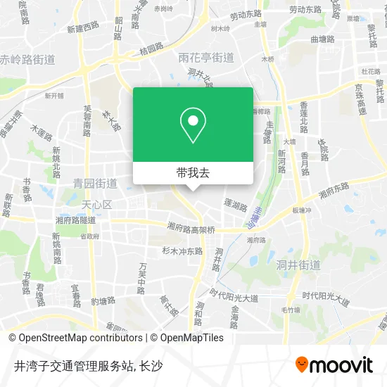 井湾子交通管理服务站地图