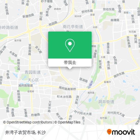 井湾子农贸市场地图