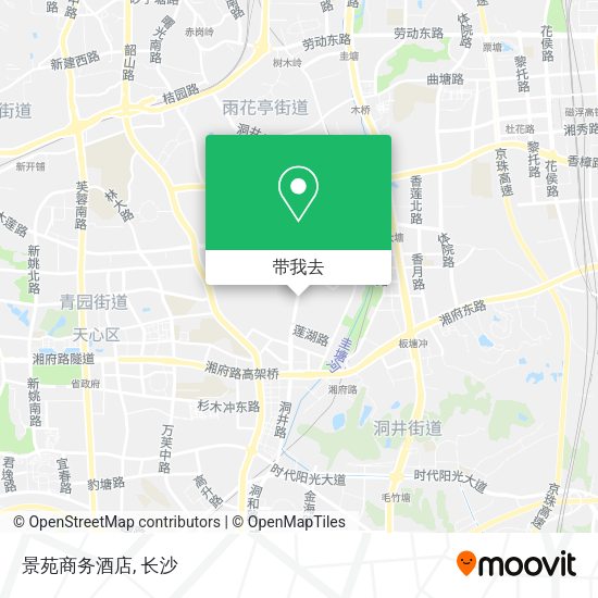 景苑商务酒店地图