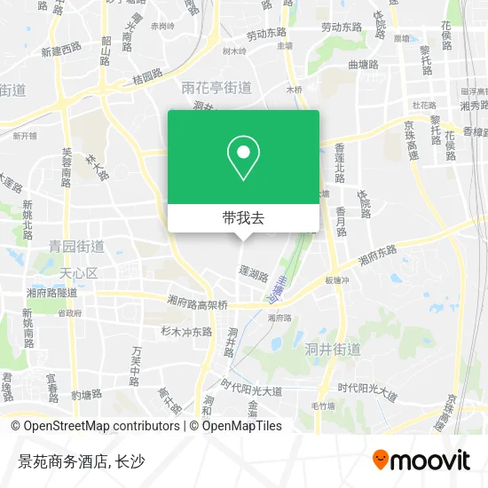 景苑商务酒店地图