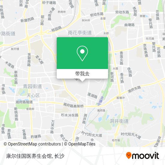 康尔佳国医养生会馆地图