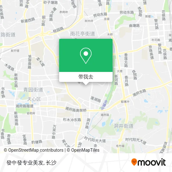 發中發专业美发地图