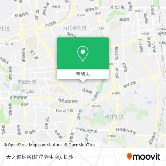 天之道足浴(红星养生店)地图
