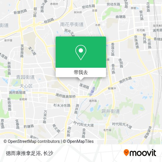 德而康推拿足浴地图