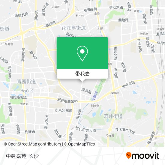 中建嘉苑地图