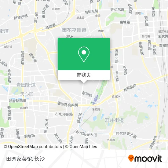 田园家菜馆地图