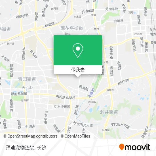 拜迪宠物连锁地图