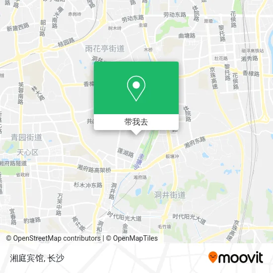 湘庭宾馆地图