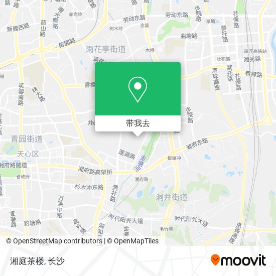 湘庭茶楼地图