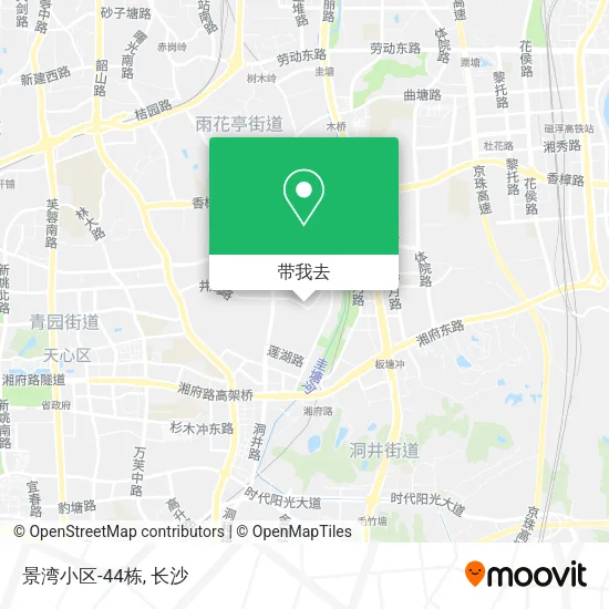 景湾小区-44栋地图