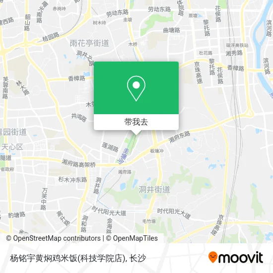 杨铭宇黄焖鸡米饭(科技学院店)地图