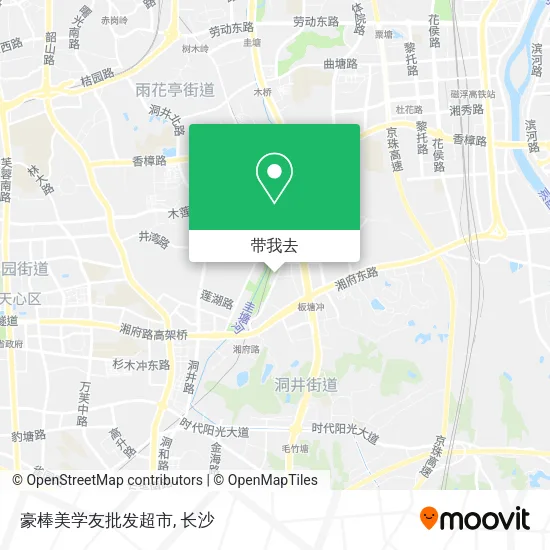 豪棒美学友批发超市地图