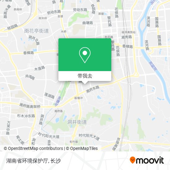 湖南省环境保护厅地图