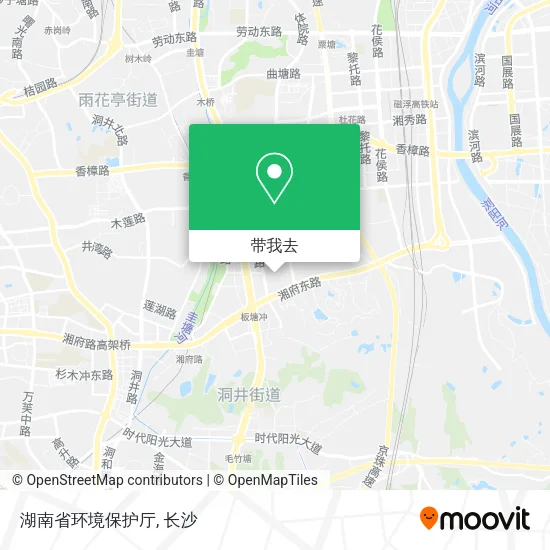 湖南省环境保护厅地图