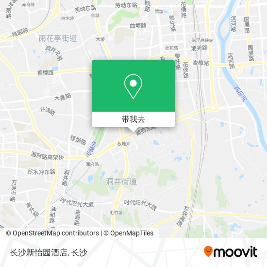 长沙新怡园酒店地图