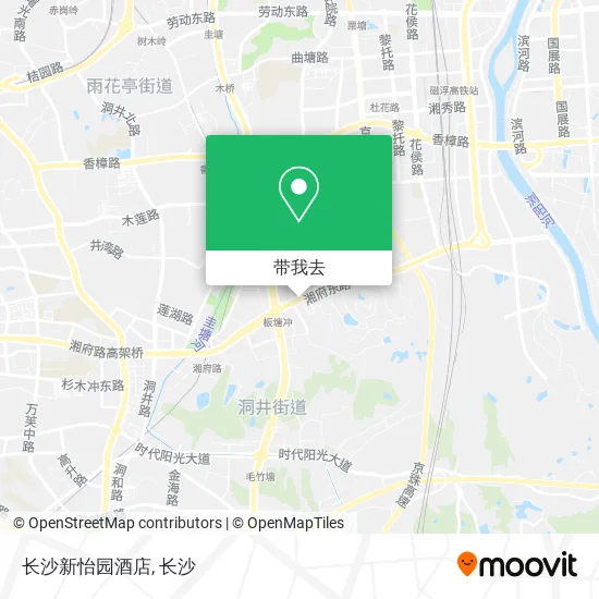 长沙新怡园酒店地图
