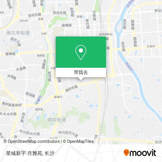 星城新宇·月雅苑地图