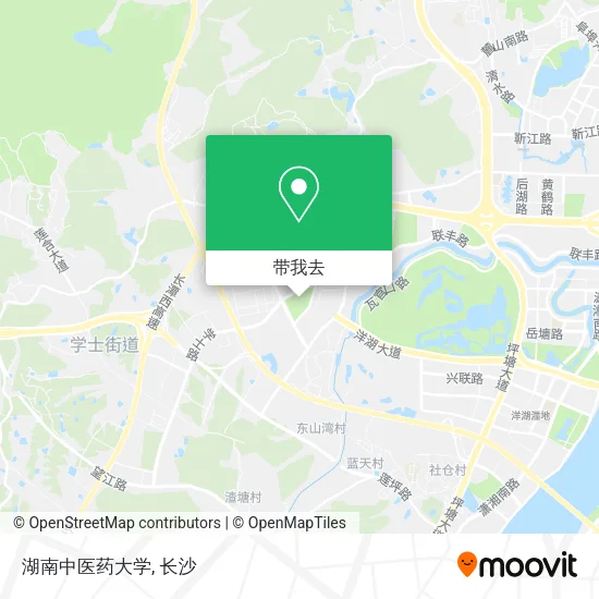 湖南中医药大学地图