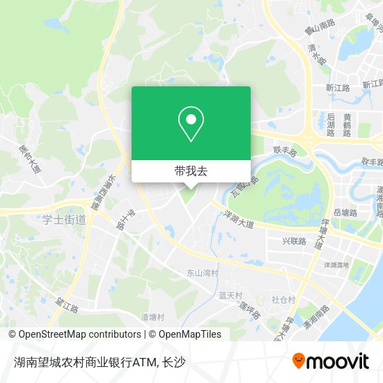 湖南望城农村商业银行ATM地图