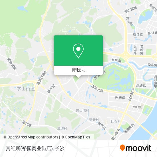 真维斯(裕园商业街店)地图