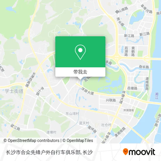 长沙市合众先锋户外自行车俱乐部地图