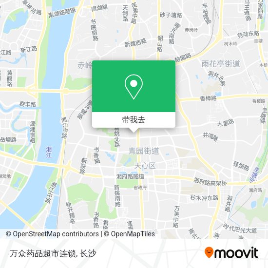 万众药品超市连锁地图