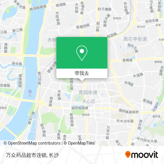 万众药品超市连锁地图