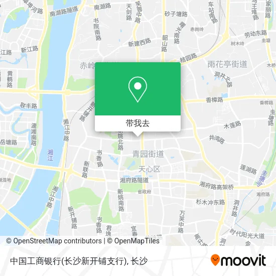 中国工商银行(长沙新开铺支行)地图