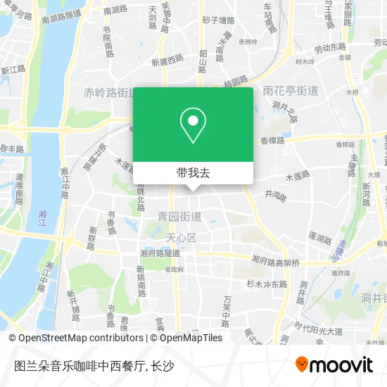 图兰朵音乐咖啡中西餐厅地图