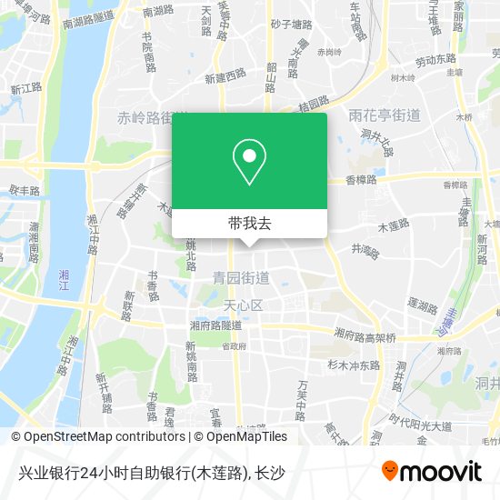 兴业银行24小时自助银行(木莲路)地图