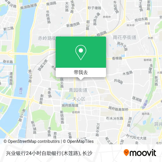 兴业银行24小时自助银行(木莲路)地图
