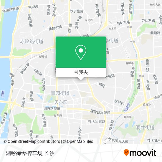湘翰御舍-停车场地图