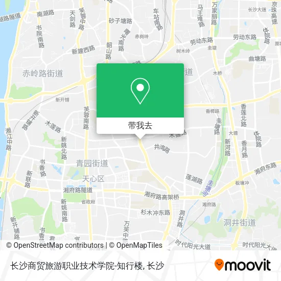 长沙商贸旅游职业技术学院-知行楼地图