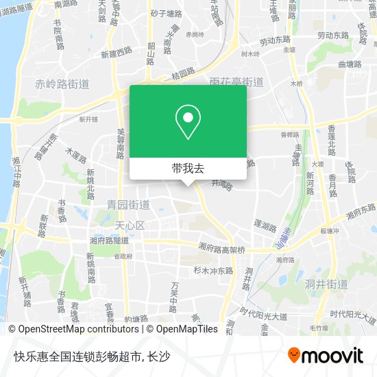 快乐惠全国连锁彭畅超市地图