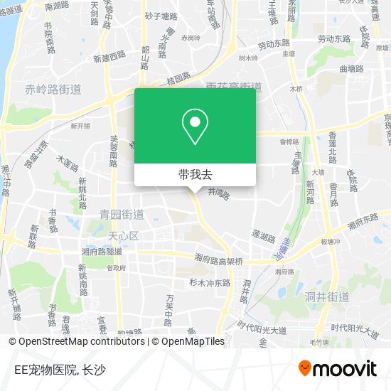 EE宠物医院地图
