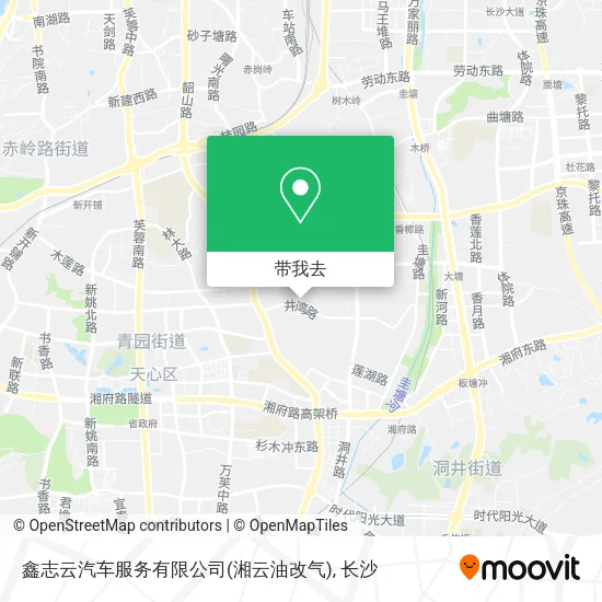 鑫志云汽车服务有限公司(湘云油改气)地图