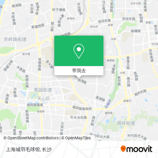 上海城羽毛球馆地图