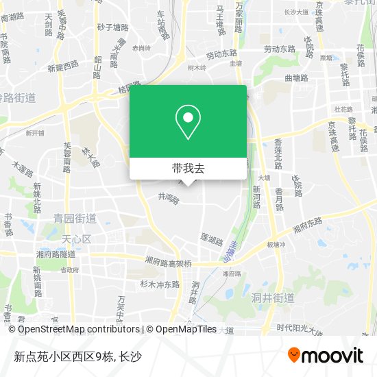 新点苑小区西区9栋地图
