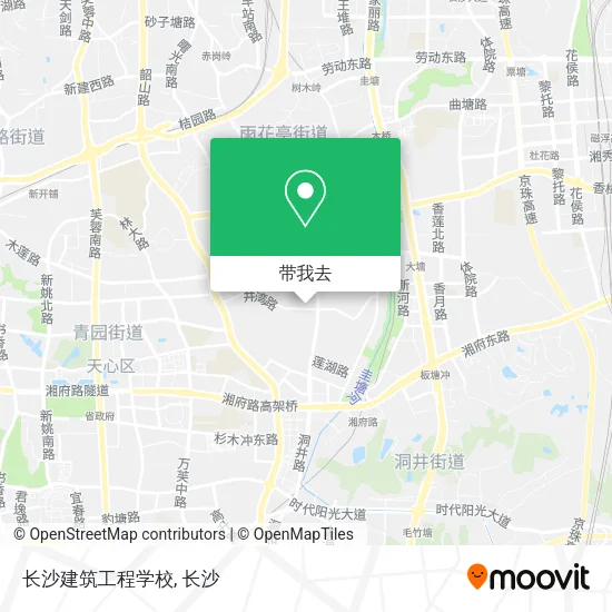 长沙建筑工程学校地图