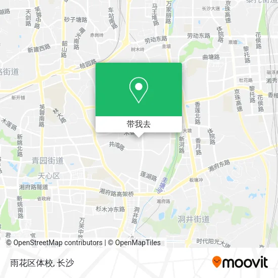 雨花区体校地图