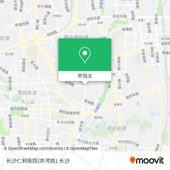 长沙仁和医院(井湾路)地图