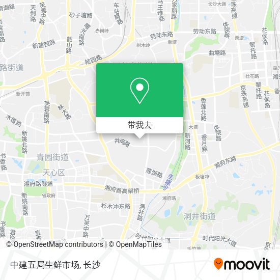 中建五局生鲜市场地图