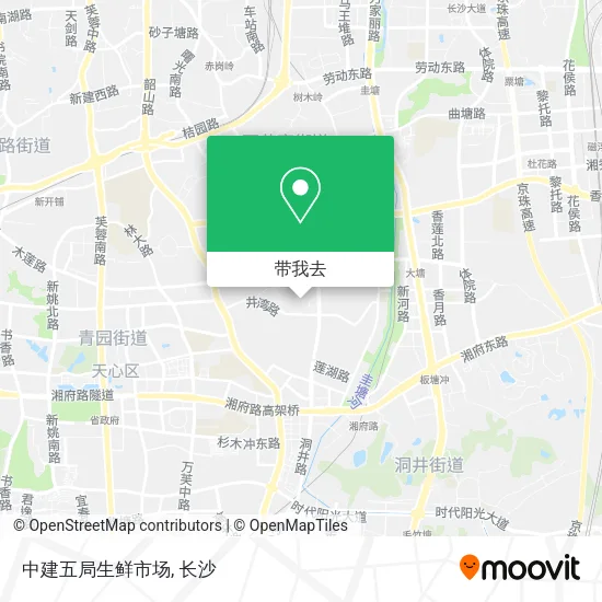中建五局生鲜市场地图