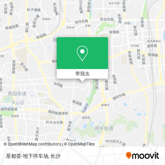 星都荟-地下停车场地图